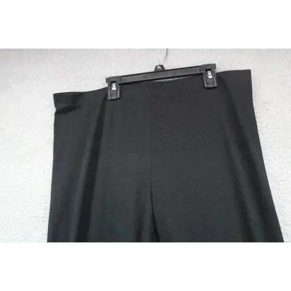 H&M Women's Black Stretch Pants-Straight Leg-Size XXL - Picture 2 of 8
